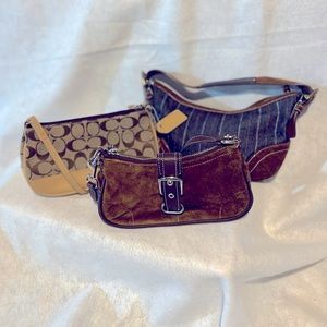 (x3) Coach Purses